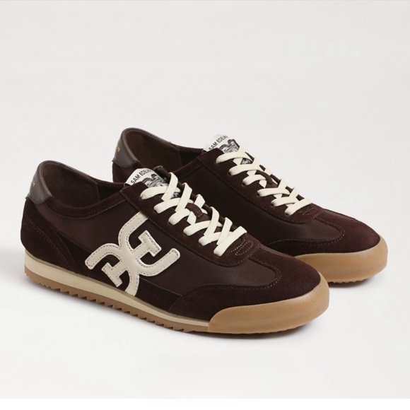 Sam Edelman Women's Cafe Noir Brown Nylon Ivey Lace Up Sneaker Size 8M - Picture 10 of 10